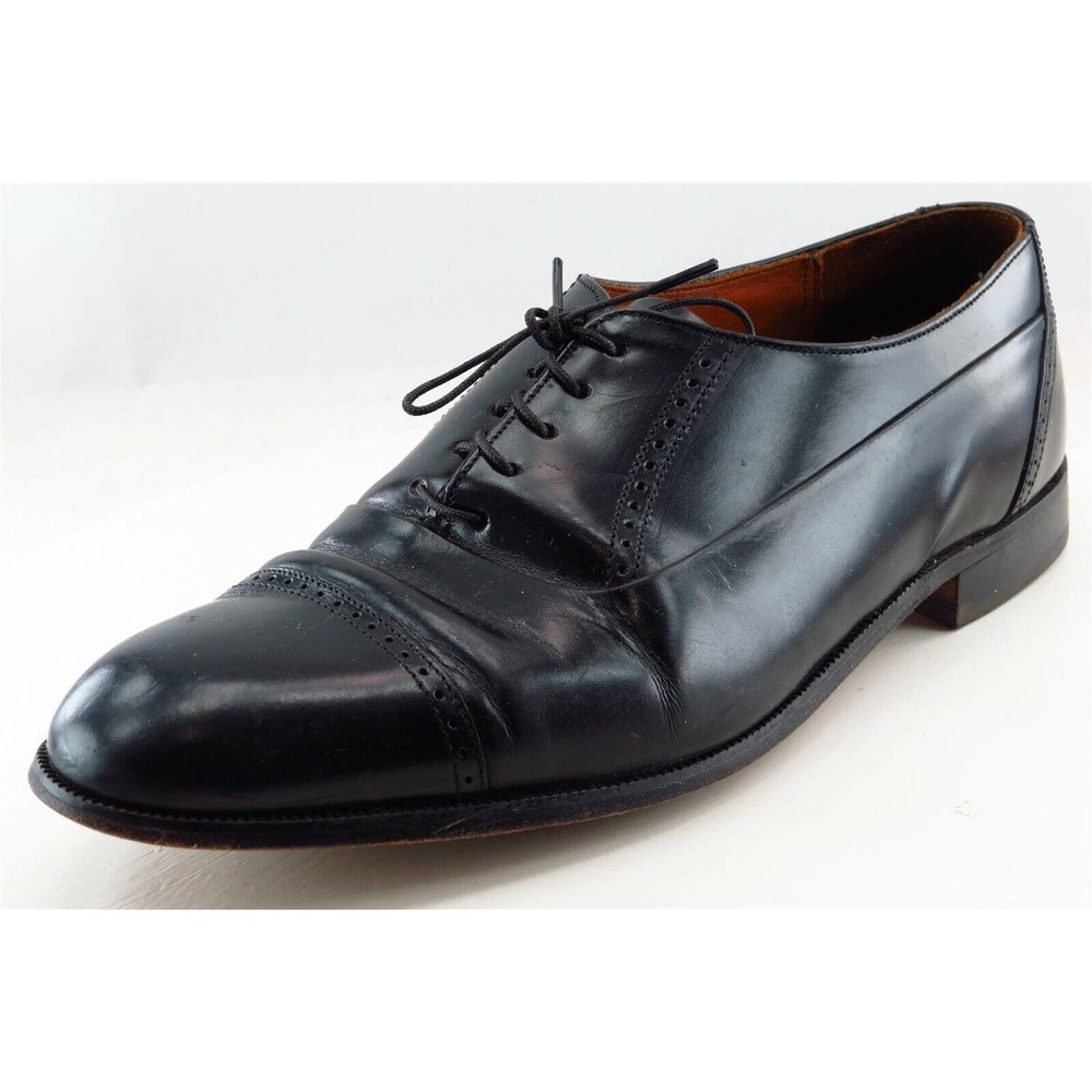 Bostonian Oxfords Black Leather Men Shoes Size‎ 11 M